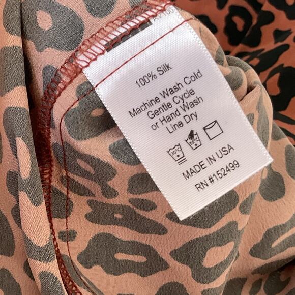 Amour Vert “Darla" Washable Silk Mini Shift Dress new XS‎ - Picture 6 of 7